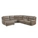 SET-9429TP-6 Legrande Reclining Sectional in Leather with Left Chaise Homelegance