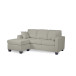 SH3218GRY-3SC Boone Sectional Homelegance