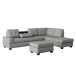 9507GRY Maston Sectional Homelegance