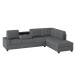 9507DGY Maston Sectional Homelegance
