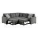 9311GY Lanning Sectional  Homelegance