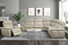 8259RFTP Maroni Reclining Sectional Homelegance