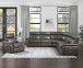 8259RFDB Maroni Reclining Sectional Homelegance