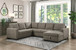 9206BR*33LRC Elton Sectional  Homelegance