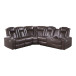 9366DB*SC Caelan Reclining Sectional Homelegance