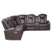 9366DB*SC Caelan Reclining Sectional Homelegance