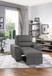9858GY Andes Sectional Homelegance