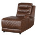 Putnam Power Reclining Sectional in Microfiber
