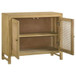 Zamora - Woven Cane Doors Accent Cabinet