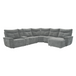 9509DG Tesoro Reclining Sectional in Fabric RAF