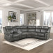 9479 Centeroak Reclining Sectional Homelegance