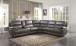 9510 Knoxville Reclining Sectional Homelegance