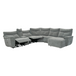 9509DG Tesoro Power Reclining Sectional In Fabric RAF Homelegance