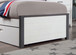 Priam - Twin Bed - White / Gray