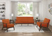 1032 Carlson Living Room Set in Velvet Homelegance