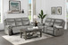 8206 Aram Reclining Set in Faux Leather Homelegance