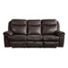 8206 Aram Reclining Set in Faux Leather Homelegance