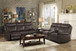 8206 Aram Reclining Set in Faux Leather Homelegance