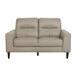 8566 Lewes Living Room Set in Leather Homelegance