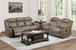 9479SDB Centeroak Reclining Set in Microfiber Homelegance