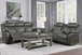 9479BRG Centeroak Reclining Set in Microfiber Homelegance