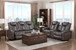 9211BRG Tabor Power Reclining Set in Faux Leather Homelegance