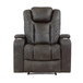 9211BRG Tabor Power Reclining Set in Faux Leather Homelegance
