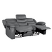 9526GY Discus Reclining Set in Microfiber Homelegance