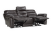 9527BRW Lance Reclining Set in Leather Homelegance