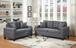Sofa and Loveseat Set Elaine Sofa and Loveseat Set in Linen Happy Homes HH-1155