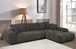 Manhattan L Shaped Sectional in Fabric by Happy Homes