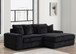 Sunday L Shaped Sectional in Fabric by Happy Homes