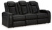 Caveman Den - Midnight - Power Reclining Sofa With Adj Headrest