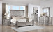Amira Bedroom Set in Platinum by Happy Homes