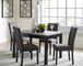 Supremo Dining Room Set in Black by Happy Homes