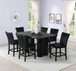 Anya Counter Dining Room Set in Onyx by Happy Homes