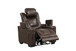 Eric Power Reclining Living Room Set in Leather