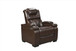 Woodland Power Reclining Living Room Set in Leather Gel