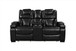 Woodland Power Reclining Living Room Set in Leather Gel