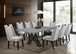 Nordic Dining Room Set in White by New Era Innovations