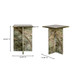 Blair - Accent Table - Rainforest / Green Marble