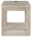 Marxhart - Bisque - Square End Table