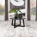 Skylark - Round Marble - Like Smart Top Coffee Table - Black
