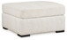 Chessington - Ivory - Oversized Accent Ottoman