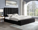 Valencia Platform Bed in Velvet