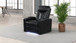 Topgun Power Recliner in Leather by Happy Homes