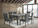 Malta Dining Room Set in Gray by Generation Trade