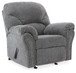 Allmaxx - Rocker Recliner - Pewter