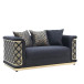 Riya Living Room Set in Fabric