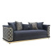 Riya Living Room Set in Fabric